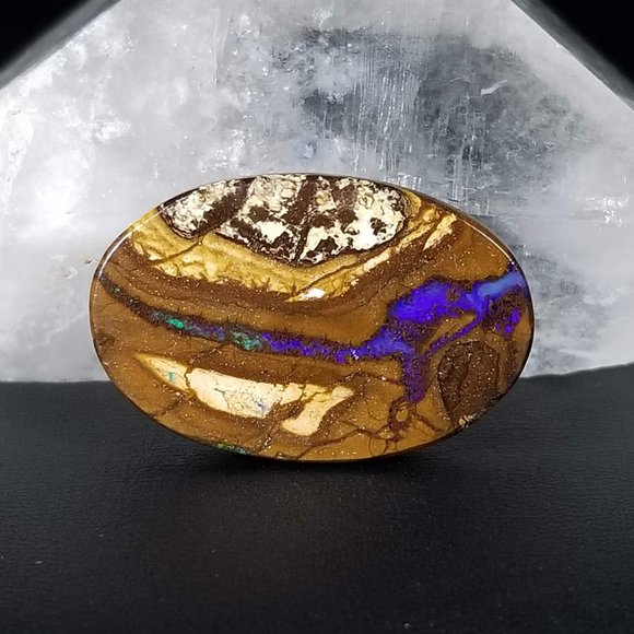 Australian Yowah Opal * 28.73 x 18.90 x 4.10mm * Double Sided boulder opal cab - Picture 11 of 13